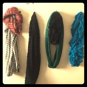 Bundle of 7 infinity scarves